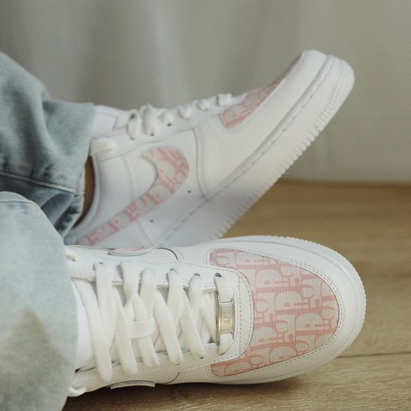 custom nike air force dior